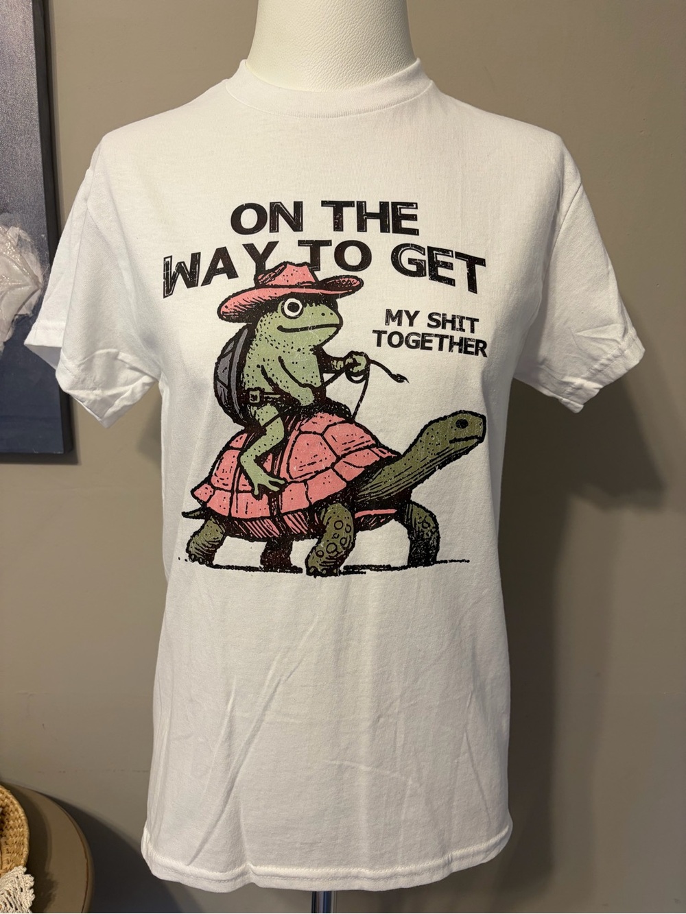 On my Way to Get my S#$& Together Cotton Graphic Tee Shirt